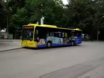 Ein Mercedes Benz Citaro C1 steht am 24.07.13 in Kempten am ZUM 