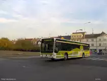 Testbus Citaro auf der Linie 3 in Chomutov, Blatensk� Strasse. Diser Wagen war erste Citaro EURO V in Tschechien. (26.10.2006)