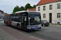 P-AV 529 auf der Linie 620 nach S-Bahnhof Teltow Stadt. Hier in Teltow zwischen Jahnstra�e und Ruhlsdorfer Platz zu sehen. Aufgenommen 09.08.2013. Der Bus geh�rt zum Betriebshof Stahnsdorf.