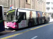 TPL-Mercedes Citaro NR.322 * Tally Weijl * an der Haltestelle San Antonio am 1.8.13