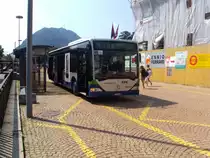 TPL-Mercedes Citaro NR.319 beim Bahnhof Lugano am 1.8.13.