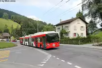 vbl Nr. 233 ''Edelweiss Air'' am 11.7.2013 in Obernau, Stampfeli. 