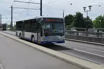 P-AV 438 auf der Linie 610 nach Wildpark-West. Aufgenommen am 09.08.2013 zwischen Lange Br�cke und Alter Markt.