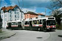 VBSG St. Gallen Nummer 167 NAW/Hess Trolleybus am 29. M�rz 2008 St. Gallen, Heiligkreuz (Trolleybus-Abschiedsfahrt TVS)