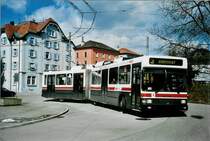 VBSG St. Gallen Nummer 151 NAW/Hess Trolleybus am 29. M�rz 2008 St. Gallen, Heiligkreuz