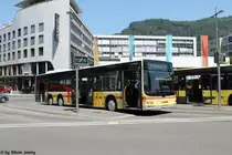 STI Nr. 138 (MAN A26 Lion's City L) am 2.8.2013 beim Bhf. Thun.