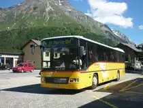 PostAuto Graub�nden, 7000 Chur: MB O550 Integro GR 75'003 (2006) von PU Terretaz SA, 7530 Zernez, am 30. Juli 2013 im Einsatz auf der Bergeller Linie bei 7516 Maloja Posta (GR) 
