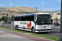 Lewis Stages, Salt Lake City (Utah). Prevost X3-45 in Salt Lake City, EnergySolutions Arena. (28.7.2013)