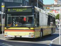 STI - MAN Bus Nr.82 BE 543382 bei den Bushaltestellen vor dem Bahnhof Thun am 20.09.2007