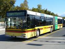 STI - MAN Gelenkbus Nr.89 BE 572089 bei den Provisorisch Bushaltestellen neben dem Bahnhof Thun am 20.09.2007