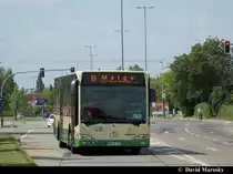 KOM 532 der VBBr an der Fontanestra�e auf den Weg zur Malge .