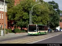 542 der VBBr an der Fouquestra�e Richtung Altstadt-Bahnhof .
