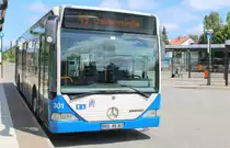 Rostock RSAG Buslinie 49 (Mercedes-Benz Citaro 301) Dierkower Kreuz am 16. Juli 2013.