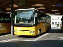 CarPostal R�gion Valais, PU Buchard Voyages SA 1912 Leytron: Iveco Irisbus Crossway VS 243'998, am 15. Juli 2013 bei der Postautostation 1950 Sion