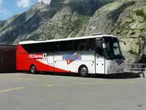 Eurobus - BOVA Reisecar auf der Grimsel Staustuffe am 17.08.2013