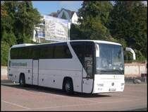 Mercedes Tourismo vom Fahrdienst Brauch aus Deutschland im Stadthafen Sassnitz am 11.10.2012