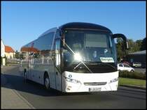 Nagelneuer Neoplan Jetliner aus M�nchen zum Test bei der RPNV in Bergen am 26.08.2013