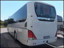 Nagelneuer Neoplan Jetliner aus M�nchen zum Test bei der RPNV in Bergen am 26.08.2013