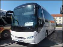 Nagelneuer Neoplan Jetliner aus M�nchen zum Test bei der RPNV in Bergen am 26.08.2013