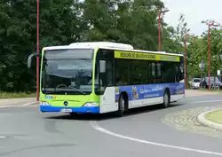 Mercedes-Benz Citaro, Wagen'1612' der Regiobus Potsdam-Mittelmark in Teltow-Stadt im Aug.2017.