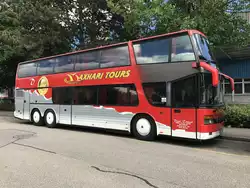 Setra 328 DT ex-Walliser Reisen, Maxhari, Bienne.