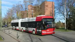 Abschied von den Solaris Trollino's in Winterthur.