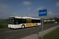 PU ARCC, Aubonne, VD 1'243 (MAN N�313/A20, 2005) am 17.9.2009 am unteren Dorfende von Aubonne unterwegs nach Allaman.