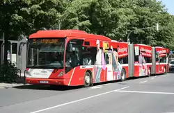 ASEAG 231 (AC L 502) macht Werbung f�r die Aachen Arkaden.