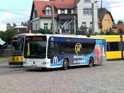 Mercedes-Benz O 530 K (Citaro) auf der Linie 84 nach Blasewitz Schillerplatz an der Haltestelle B�hlau.