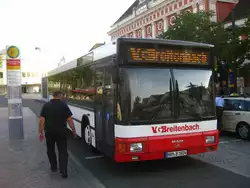 Ergebnisse eines kurzen Zwischenstopps in Hamm: Ein recht betagtes Unikat (geteilte Frontscheibe!) der VG Breitenbach bei einer Pause am Willy-Brandt-Platz.