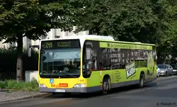 BVG 1659 (B V 1659) mit Werbung f�r Pflanzen K�lle.