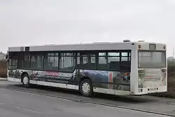 �lterer MAN Bus, am 16.02.2011 in Lehrte.