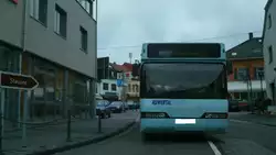 Neoplan 4014 Niederflur-Bus in Losheim am See am 06.02.11 fotografiert