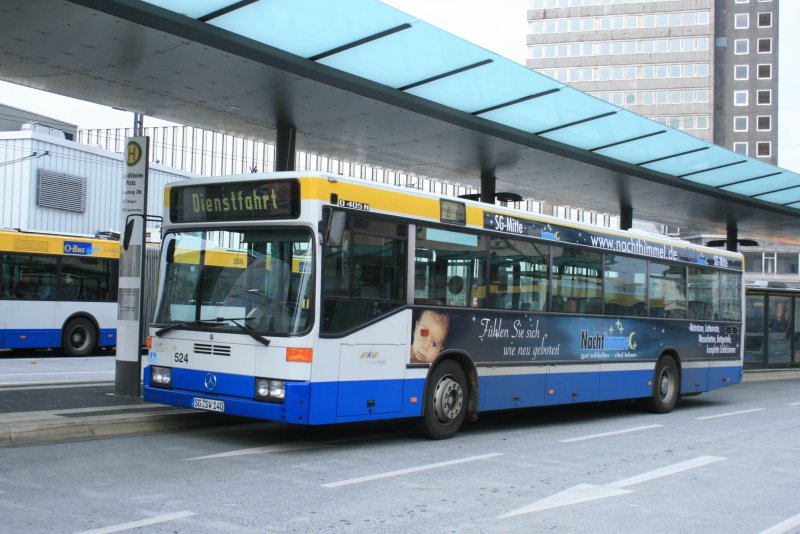 Wagen 524 am ZON Solingen Stadtmitte.
Werbung: www.nachthimmel.de
24.10.2009