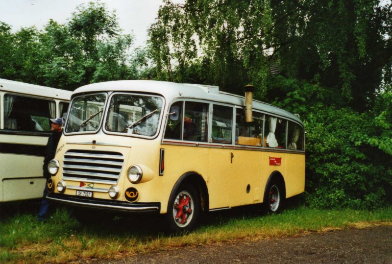 Wehrli, Thayngen SH 7351 Berna/BBO (ex Galeppi, Dalpe) am 6. Juni 2009 Thayngen, Saurer-Treffen