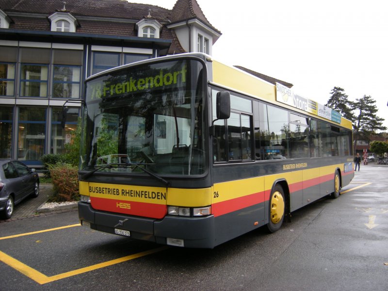 WG 26 in Liestal auf der Regiobuslinie 78