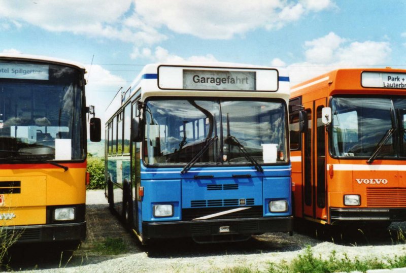 Zum Verkauf ausgeschrieben: Binggeli, Studen Volvo/Lauber (ex SBC Chur Nr. 16) am 26. Mai 2009 in Sighisoara