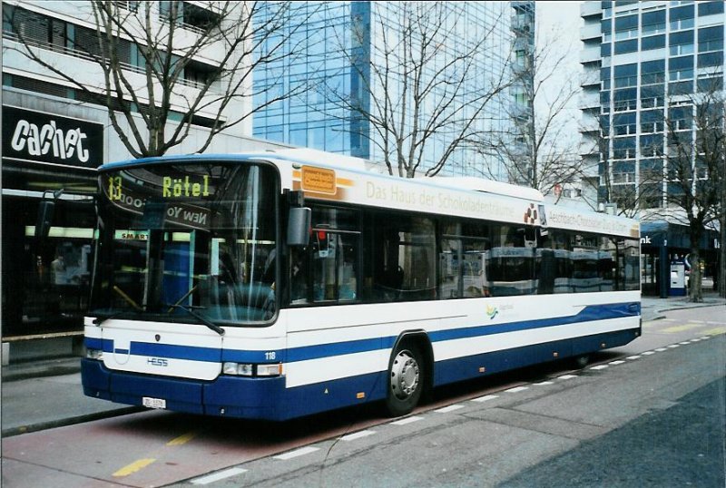 ZVB Zug 118/ZG 3378 Scania/Hess am 23. März 2008 Zug, Metalli