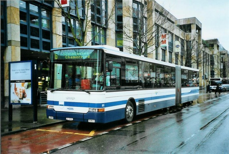 ZVB Zug 85/ZG 58'285 NAW/Hess am 17. Mrz 2008 Zug, Metalli