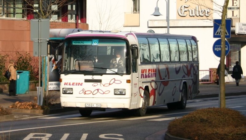 ZW- K 150: ein alter MB in Homburg in der Talstr.