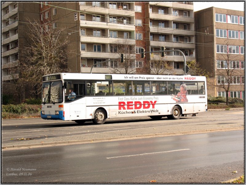 Zweiachsiger Stadtbus von  Cottbusverkehr . 